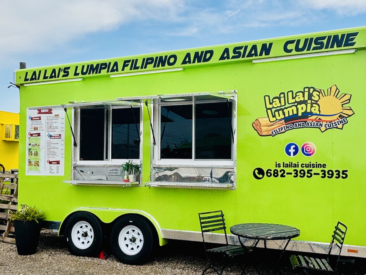 The walk-up window at Lai Lai's Lumpia. | Photo by Lai Lai's Lumpia