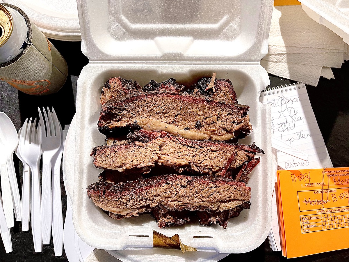 Views from the judge's table at the World  Championship Bar-B-Que Contest. | Photo by Greg Morago