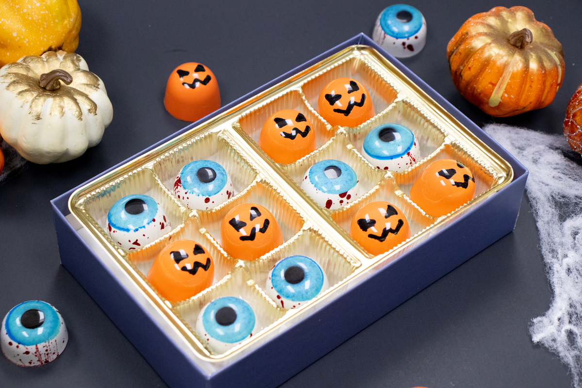 Halloween chocolate box at Mostly Chocolate. | Photo by Mostly Chocolate