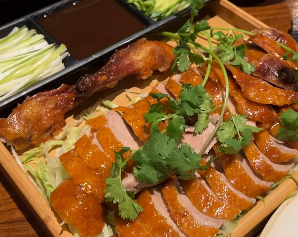 Beijing duck at Spicy Girl. | Photo by Spicy Girl