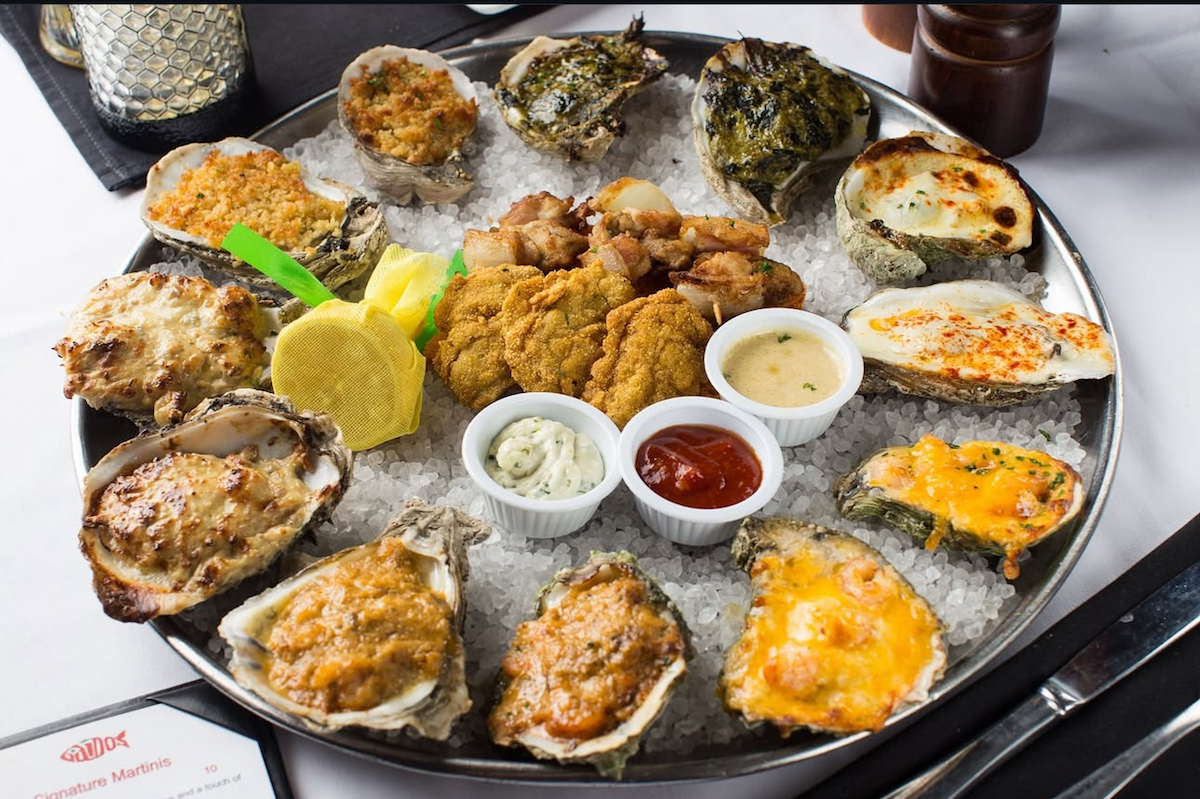 A sampling of broiled and fried oysters at Gaido's. | Photo by Gaido's