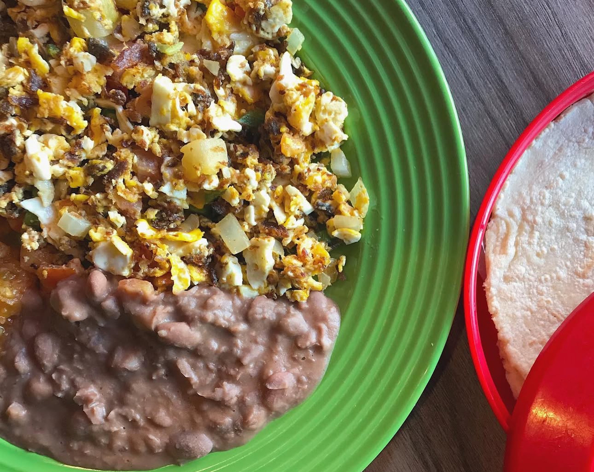 Machacado a la Mexican at Puebla's Kitchen. | Photo by Puebla's Kitchen