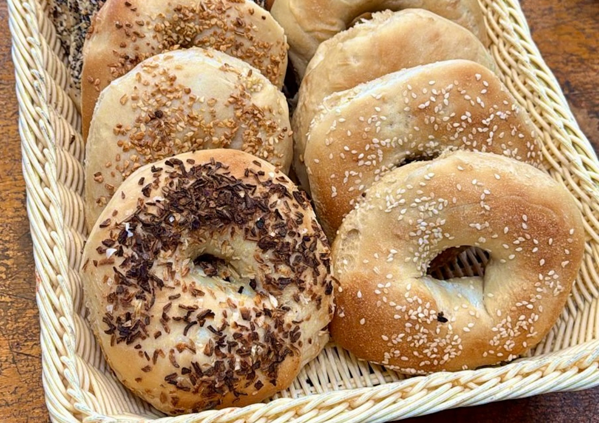 An assortment of bagels at Benny's Bagels. | Photo by Benny's Bagels
