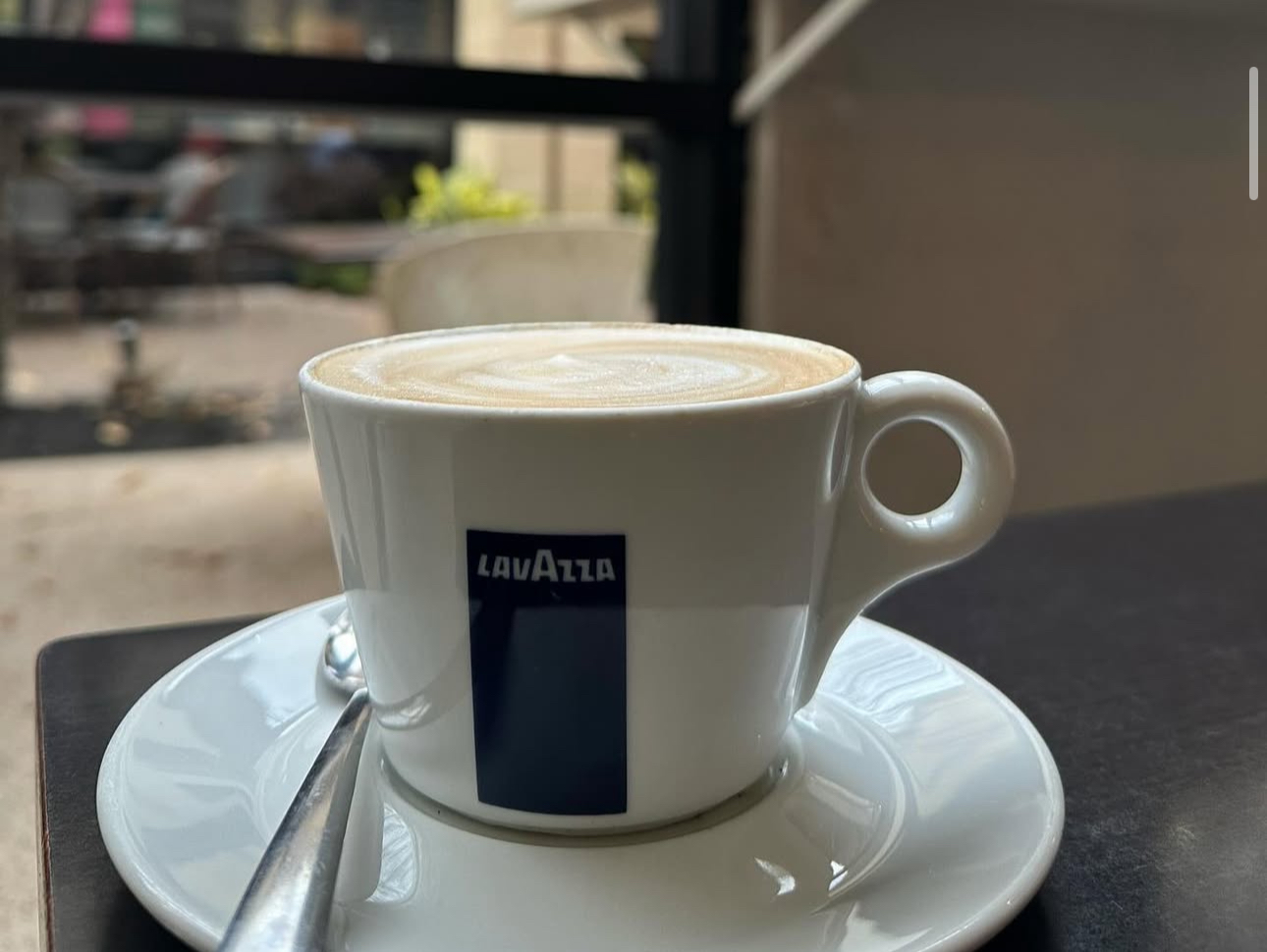 A latte made with Lavazza coffee at Fellini Caffe. | Photo by Fellini Caffe