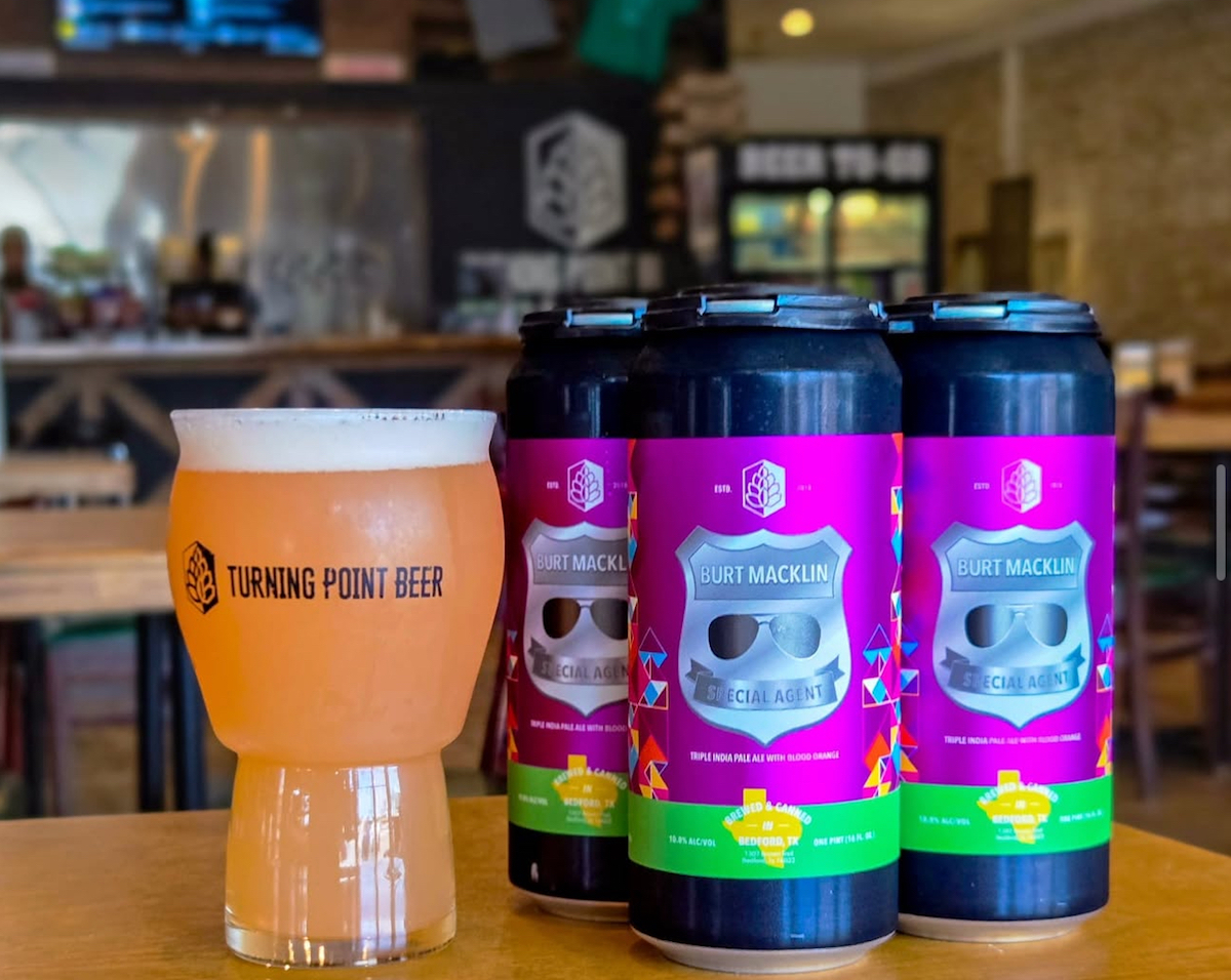 Burt Macklin brew at Turning Point Beer. | Photo by Turning Point Beer