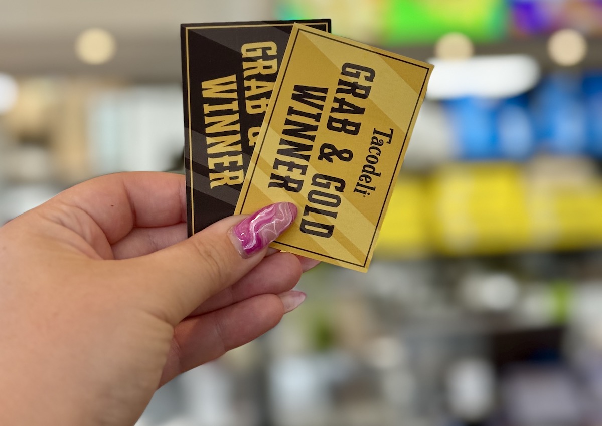 Tacodeli's winning tickets, hidden inside grab-and-go breakfast tacos. | Photo by Tacodeli