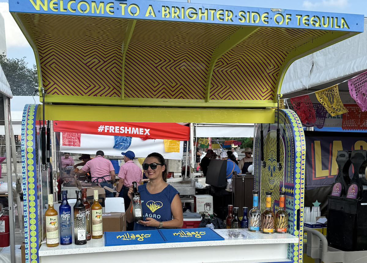- DiningOut The Milagro Tequila cart at POST Houston. | Photo by Milagro Tequila