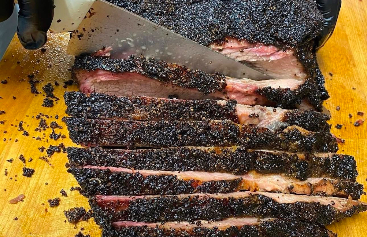 Sliced brisket at Killen's BBQ. | Photo by Megha McSwain