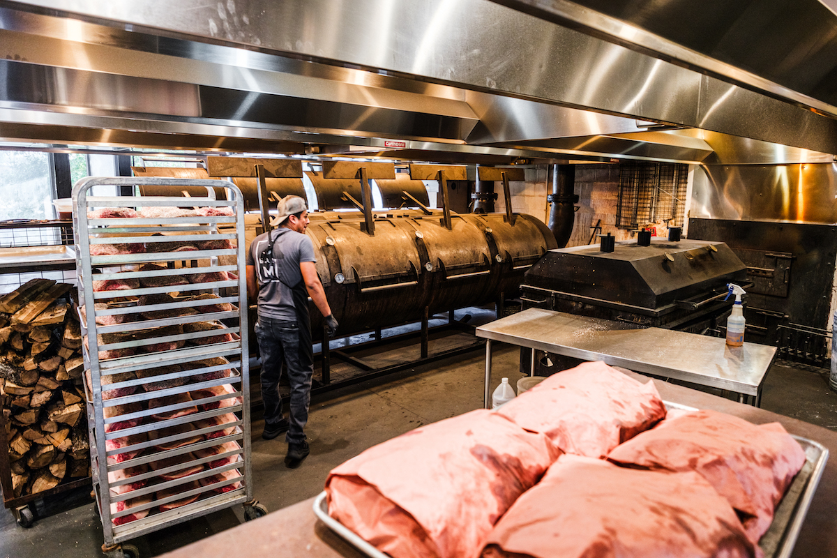 The pit room at J-Bar-M. | Photo by Quit Nguyen