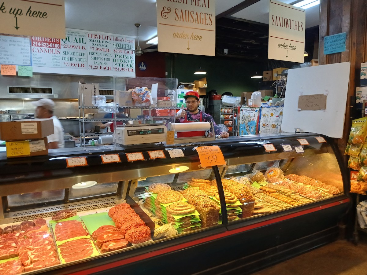 - DiningOut The meat counter at Jimmy's Food Store. | Photo by Alfonso Cevola