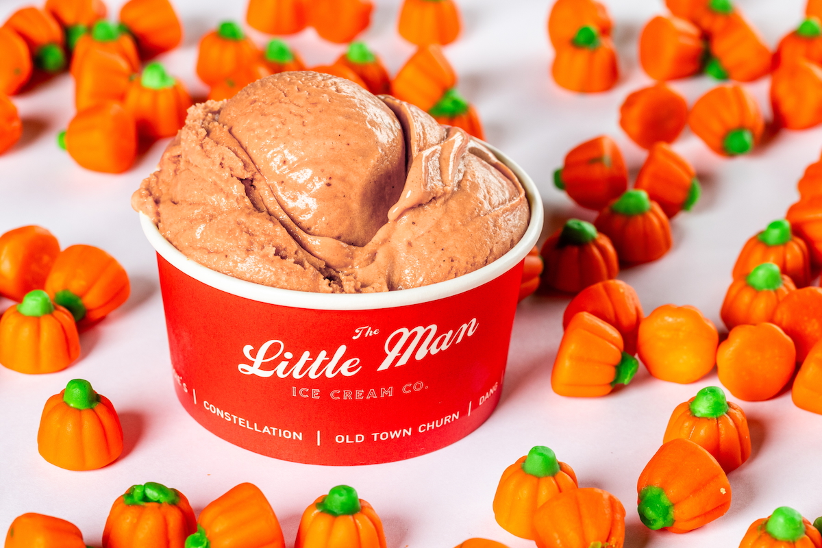 Eat all the pumpkin ice cream this season. | Photo by Little Man Ice Cream