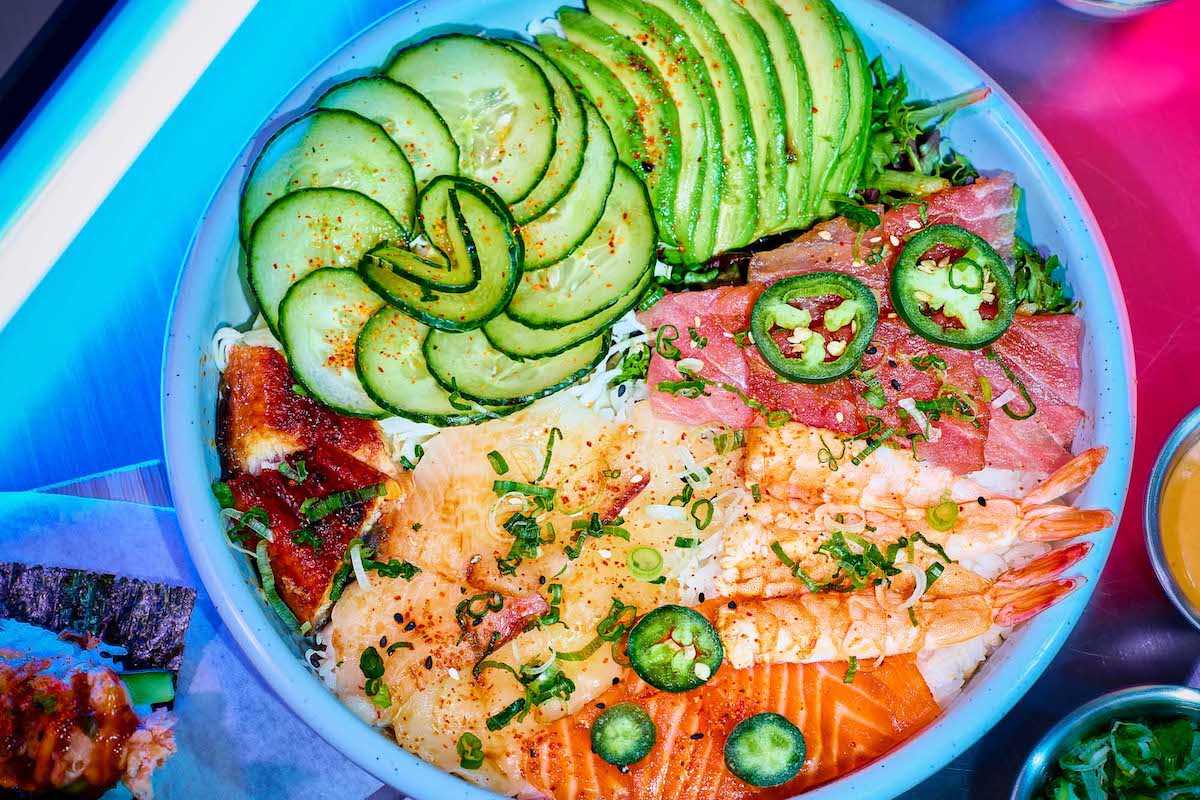 - DiningOut Global A rice bowl from KWO Sushi, now open inside POST Market. | Photo by KWO Sushi