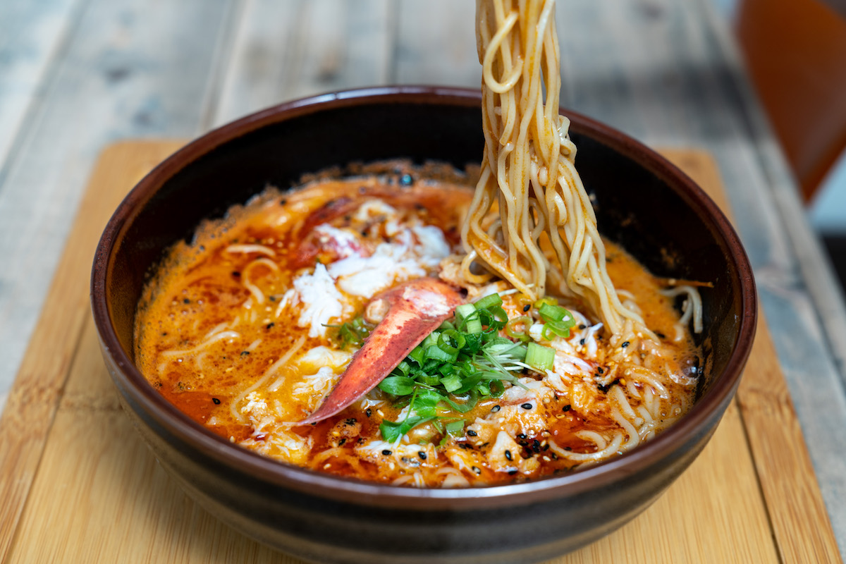 - DiningOut Global Lobster and crab ramen at Kata Robata. | Photo by Carla Gomez
