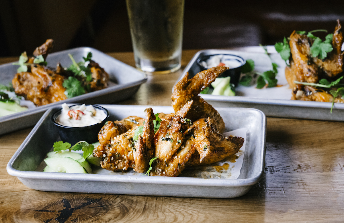 Platter of wings at Loro. | Photo by Hai Hospitality