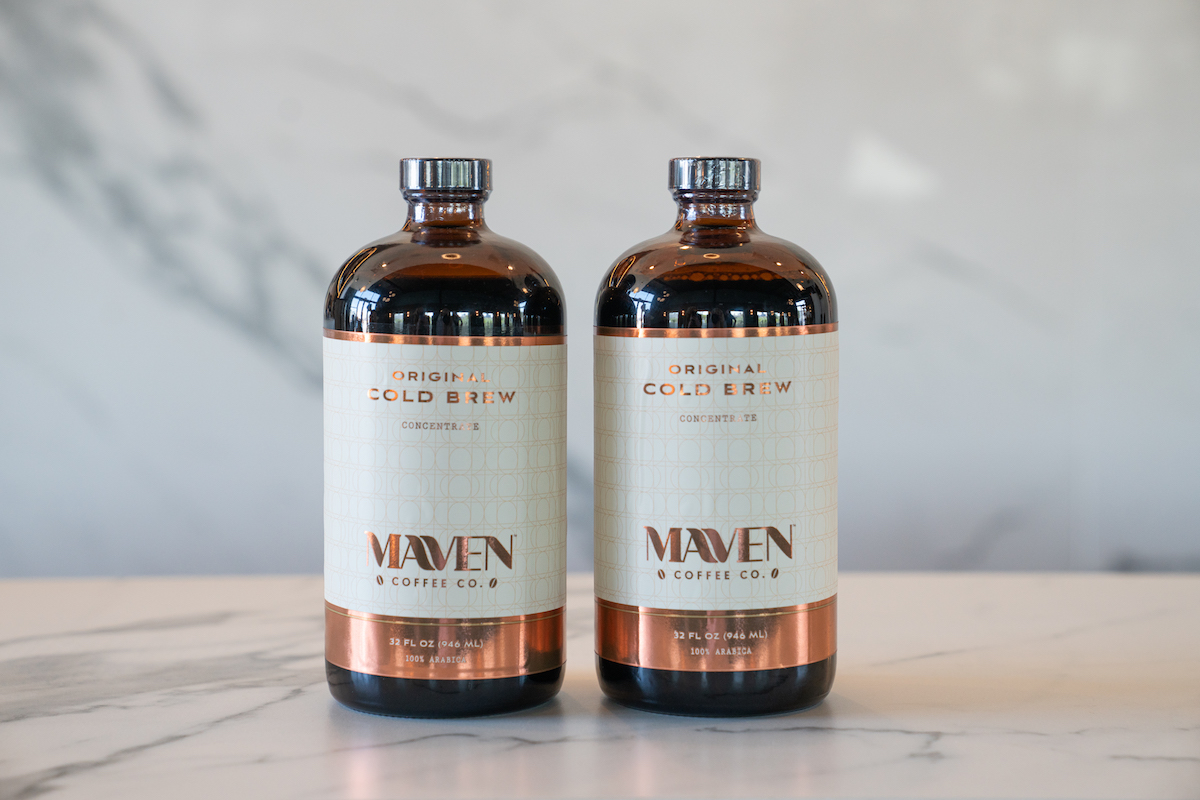 MAVEN Coffee Company cold brew concentrate. | Photo by MAVEN Coffee Company