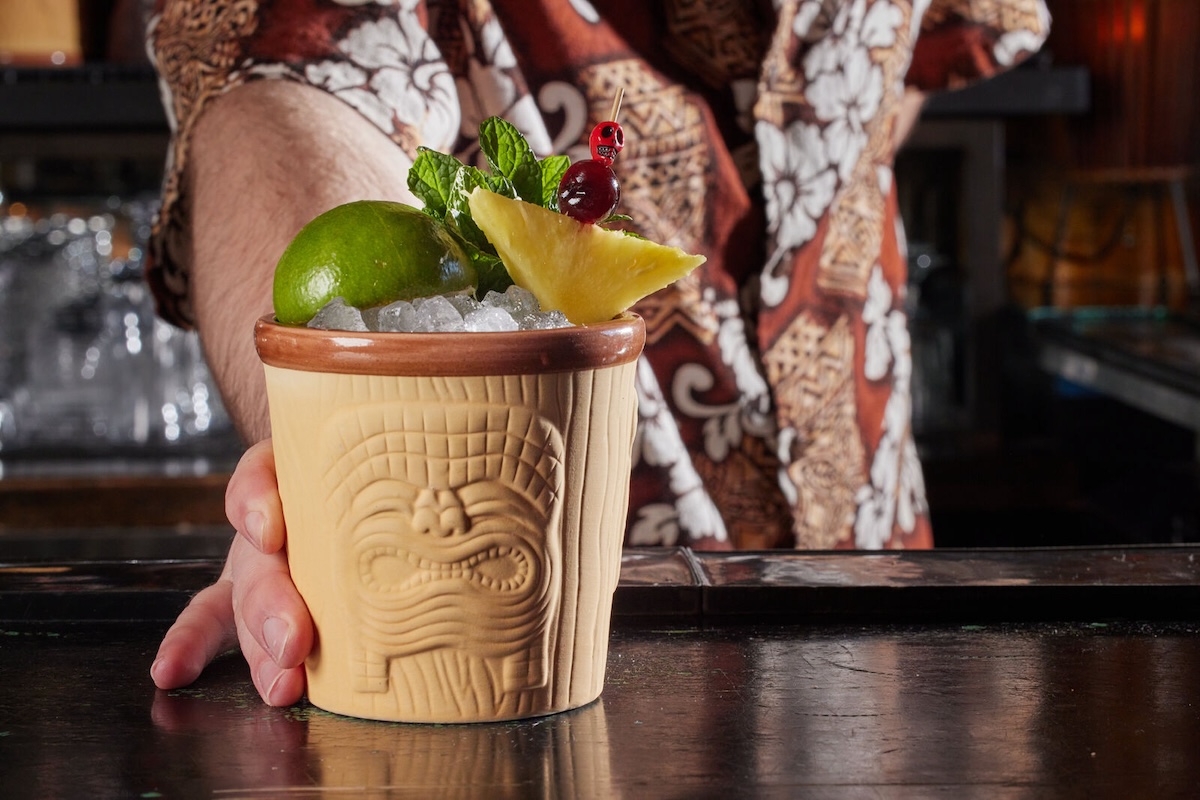 The N/A Mai Tai at Adrift Tiki Bar. | Photo by Harrison Warters Photography