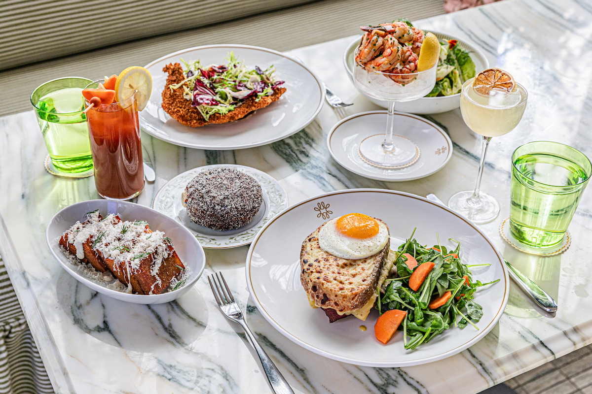 Brunch spread at the Marigold Club. | Photo by Zachary Horst