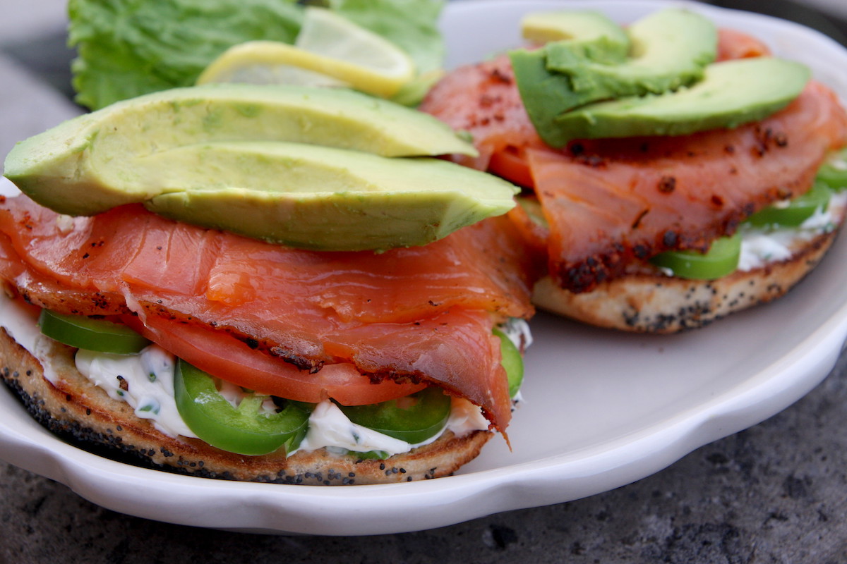 The Mexicatessen bagel sandwich at Kenny & Ziggy's. | Photo by Kenny & Ziggy's