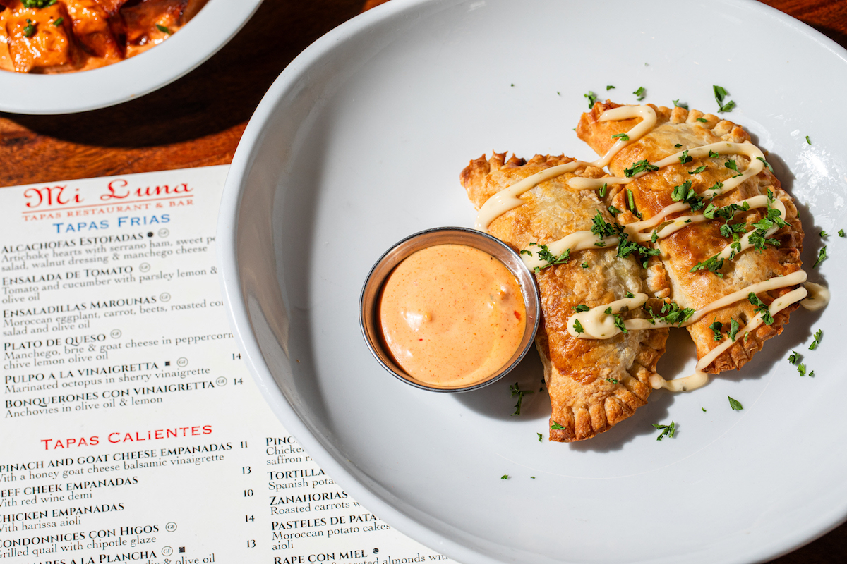mackerel - DiningOut Empanadas at Mi Luna. | Photo by Becca Wright