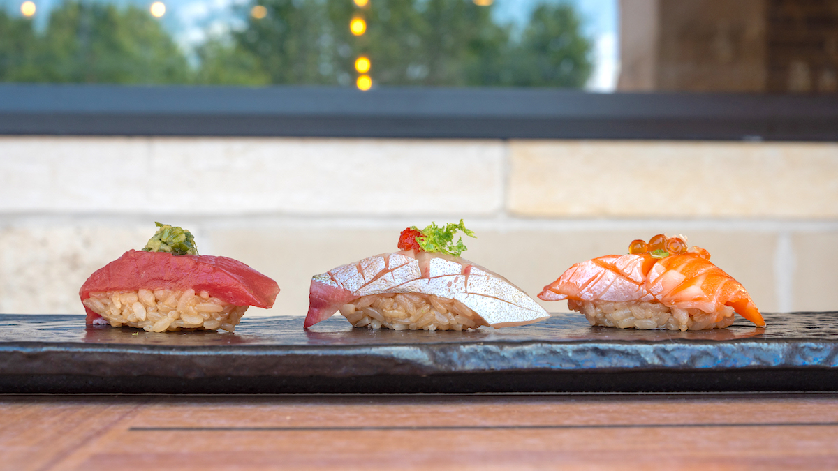 Nigiri flight at Money Cat. | Photo by Money Cat