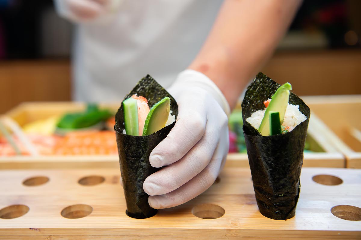 Hand rolls at Nobu. | Photo by Nobu Restaurants