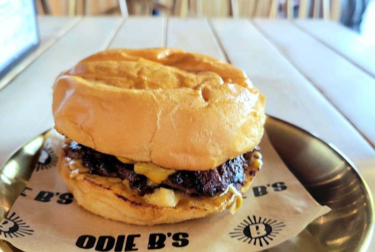 Don't sleep on the Odie B's burger. | Photo by Linnea Covington