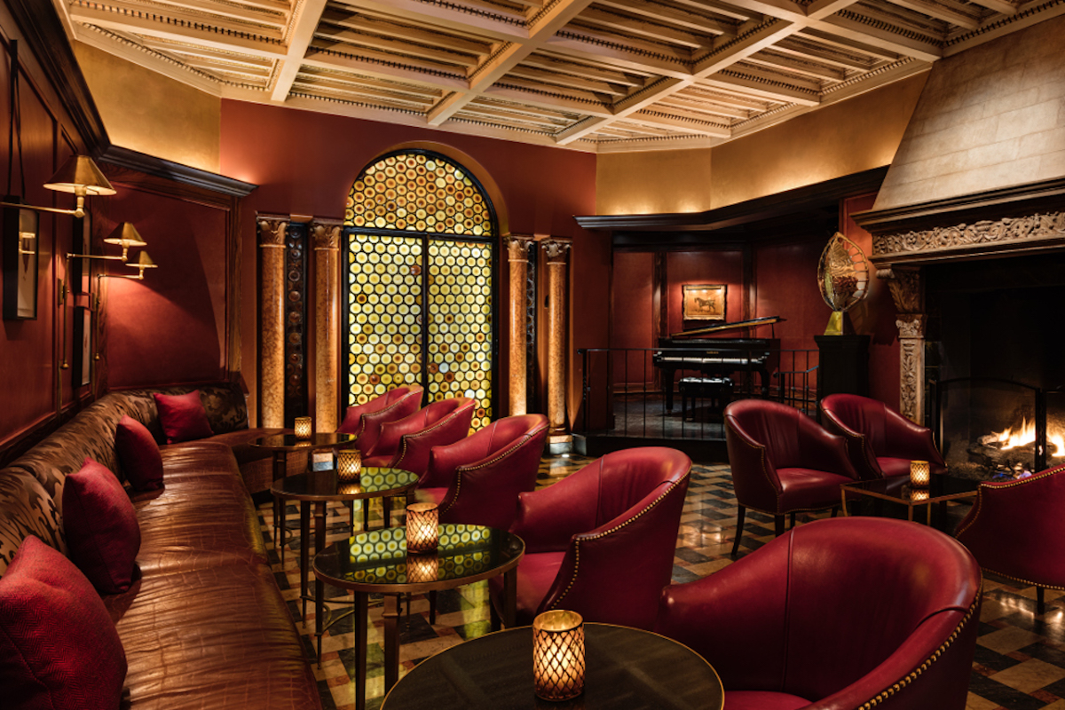 The cozy interior of the Mansion Bar at the Mansion on Turtle Creek. | PHoto by The Mansion Bar
