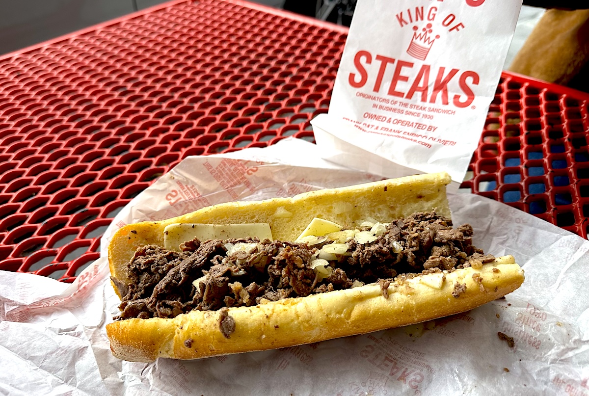 The other famous cheesesteak place is Pat's. | Photo by Ethan Pan