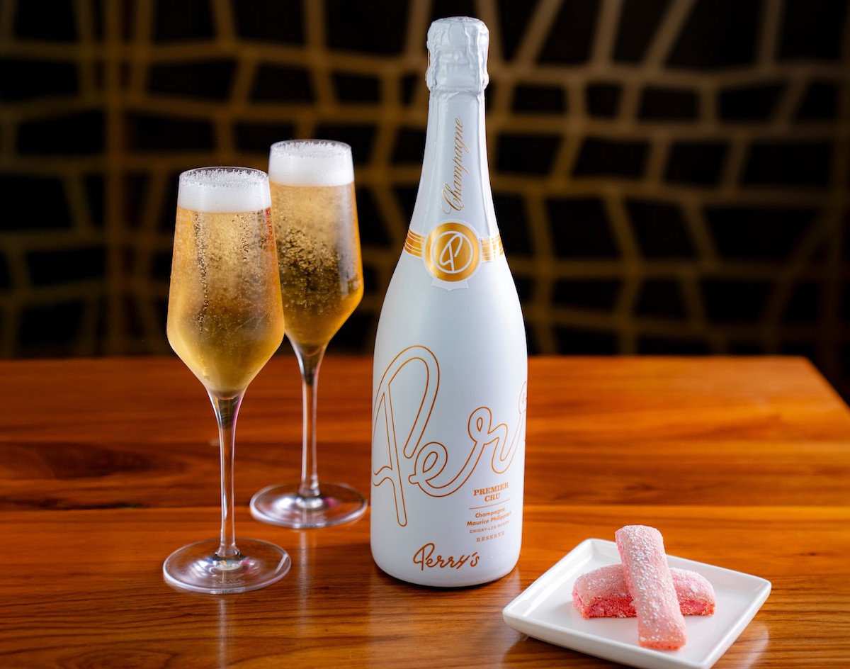 Perry’s Reserve Premier Cru Champagne. | Photo by Perry's Steakhouse & Grille