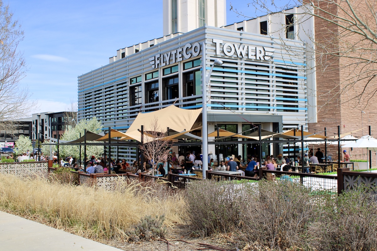 There's a putt putt spot outside on the patio, and more games inside. Photo by FlyteCo Tower