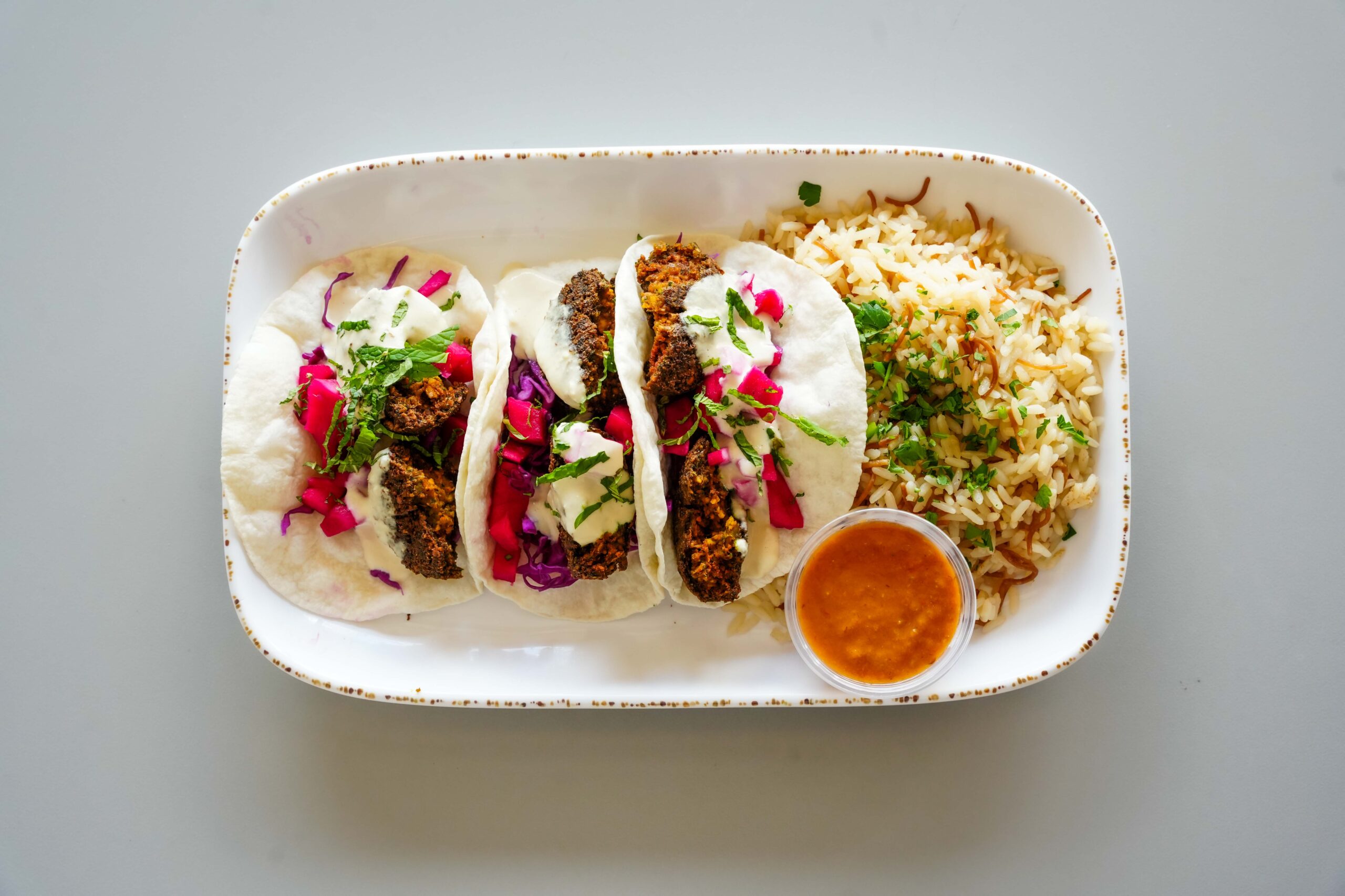 Lebanese tacos at Craft Pita. | Photo by Michael Ma