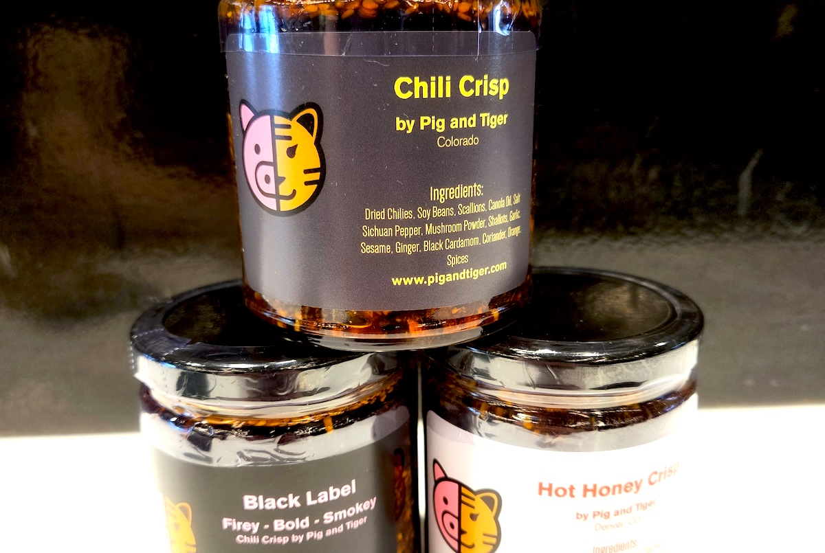 Grab a jar of Pig & Tiger's homemade chili crisps. | Photo by Travis Masar