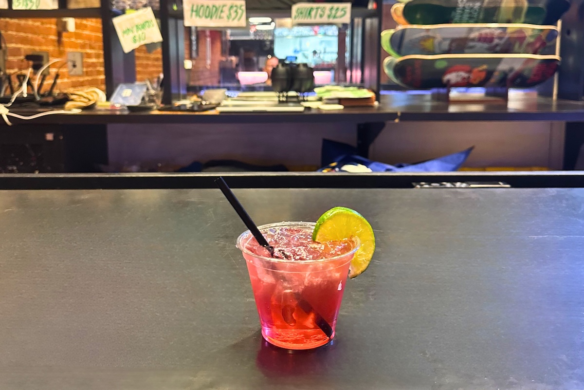 For one night only, get The Plastics cocktail at NADC Burger. | Photo by Not a Damn Chance Burger