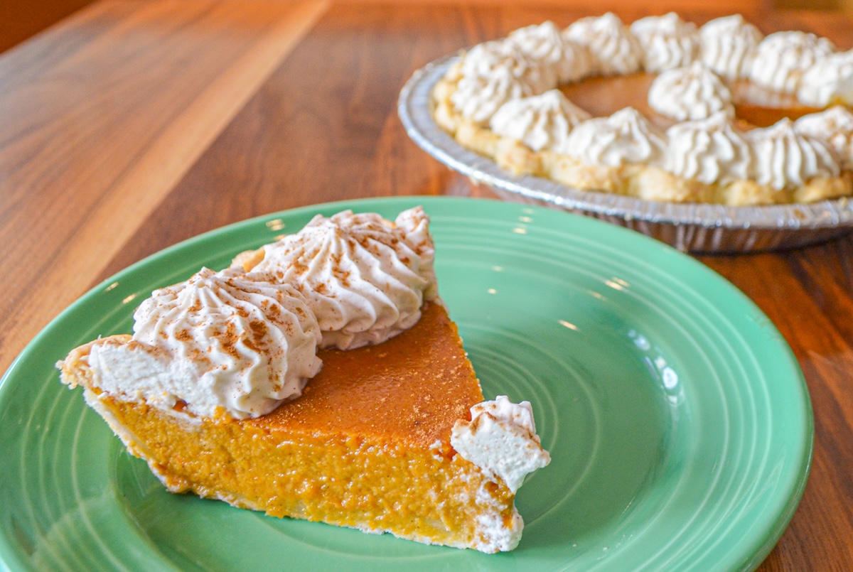 Legacy Pie is debuting pumpkin pie, but will it come out in November or October? You decide. | Photo by Legacy Pie Co.