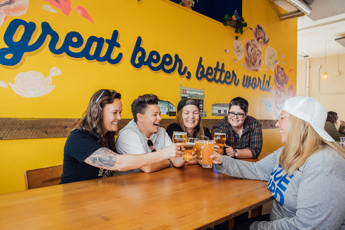 Celebrate and support queer culture at these venues, such as Lady Justice Brewing. | Photo by TruBlu Images