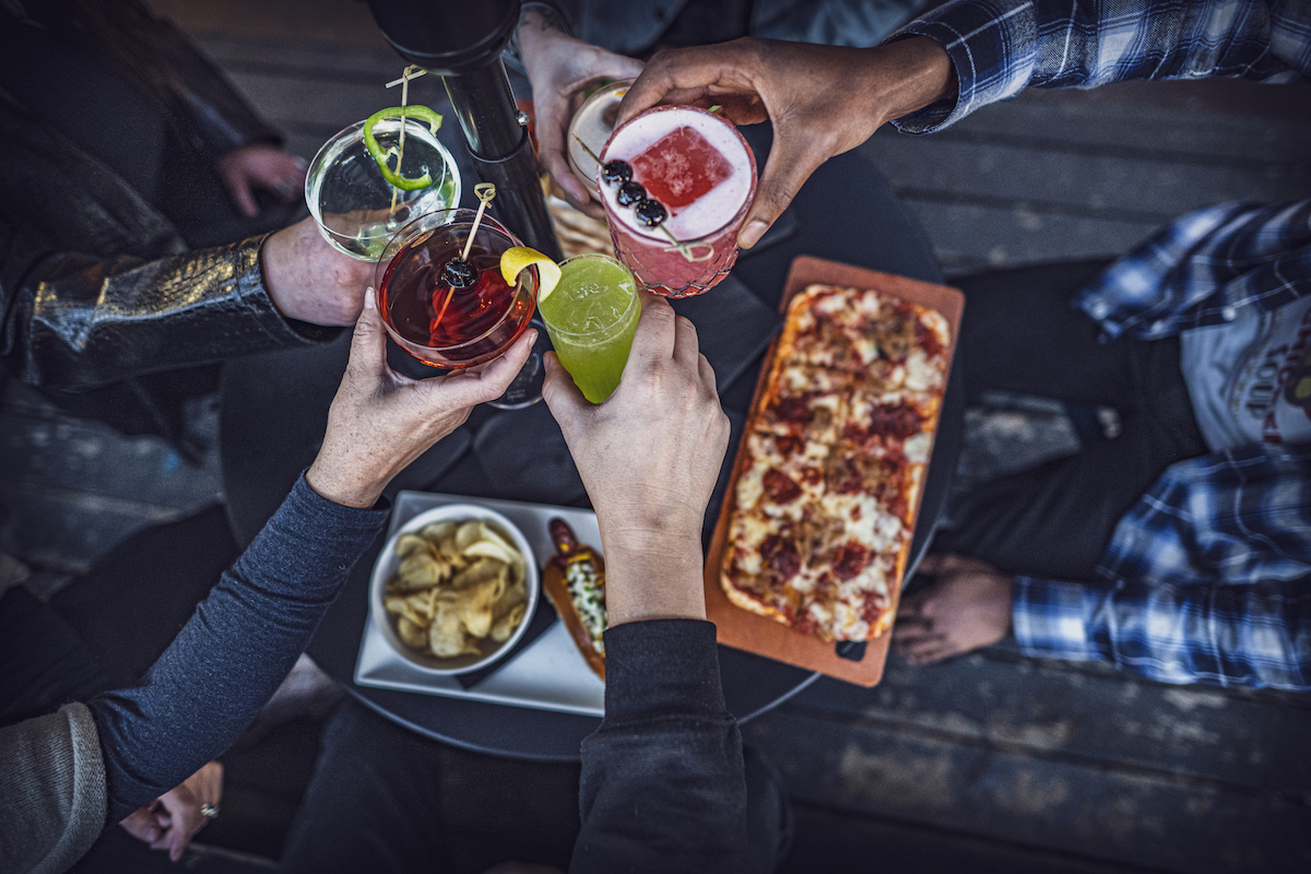 Cocktail cheers at Revelers Hall. | Photo by Danny Fulgencio