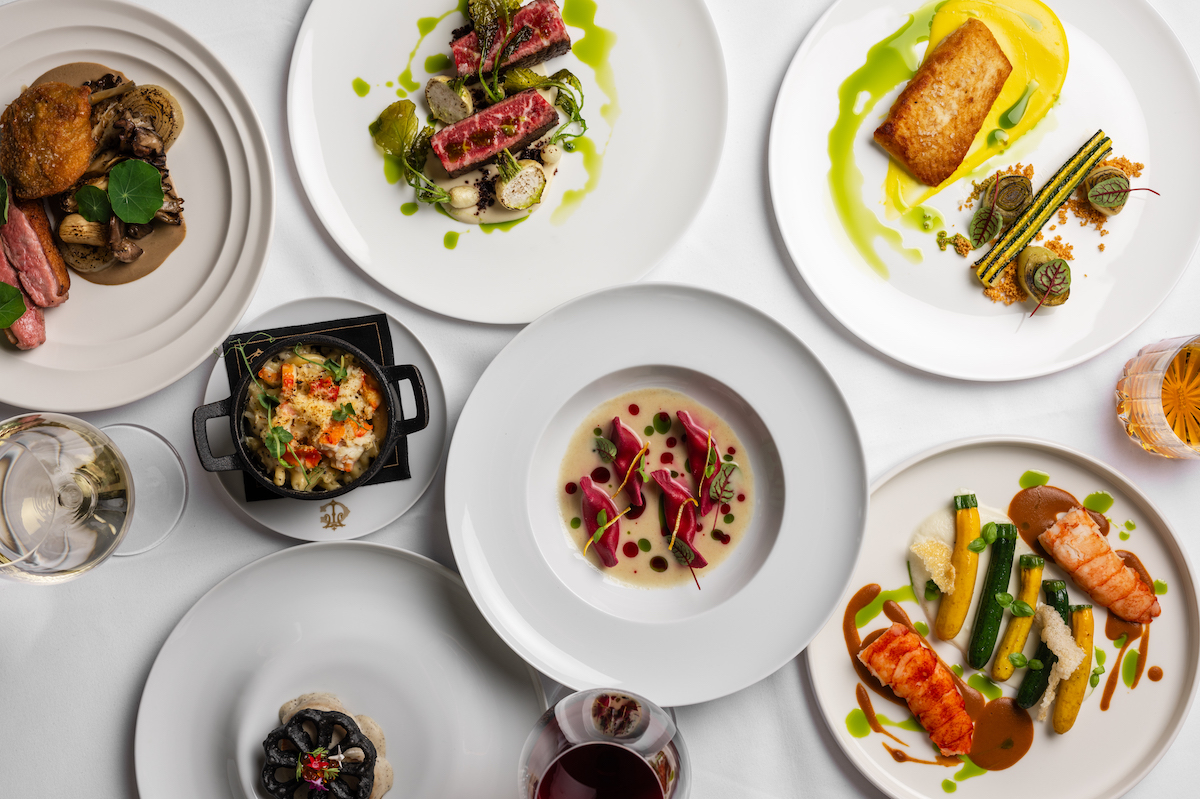 Dishes featured at Turner's Cut Champagne pairing dinner. | Photo by Brian Kennedy