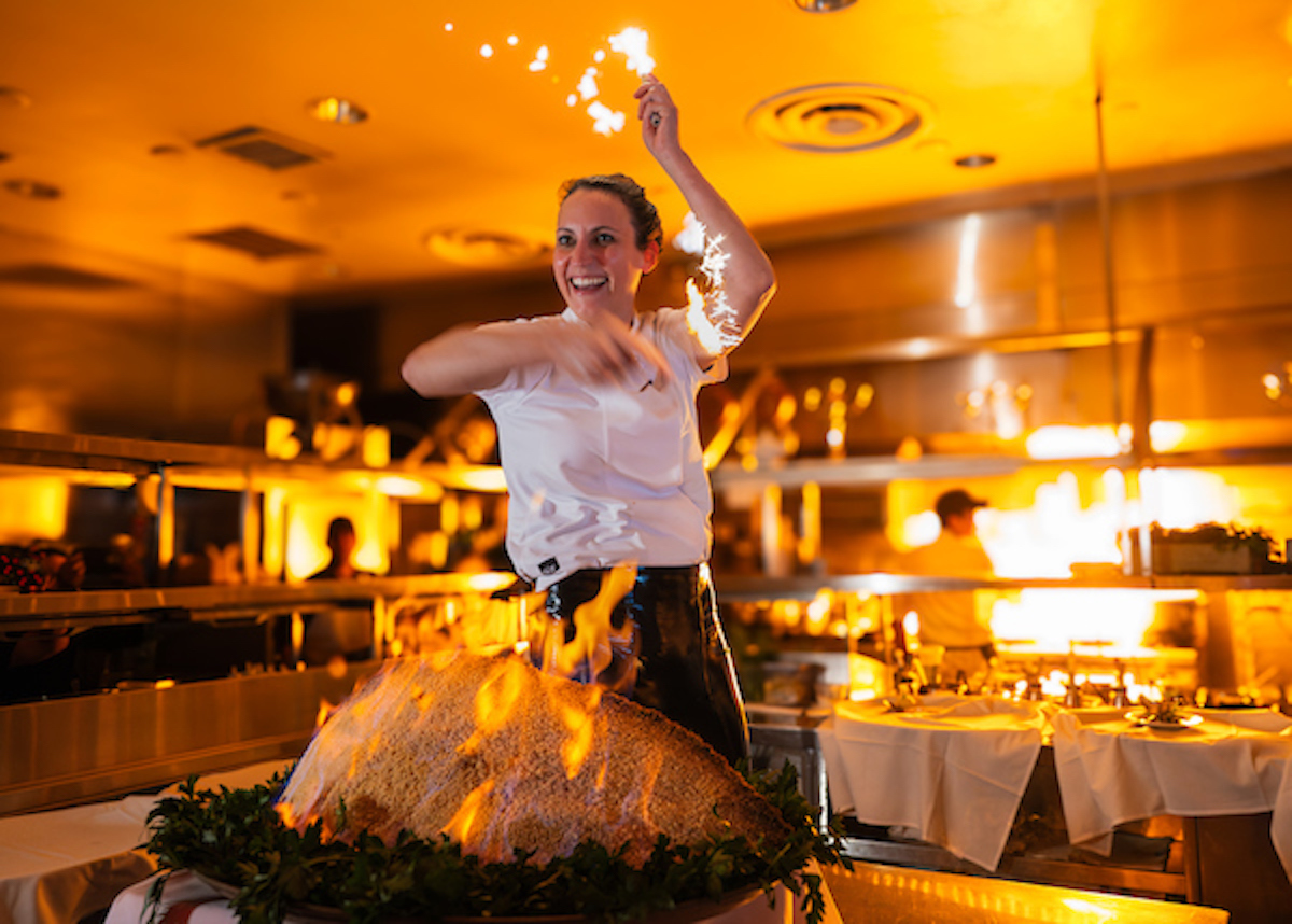Kate McLean, executive chef/partner is fanning the legacy flames at Tony’s, now marking its 60th anniversary. | Photo by Jeff Fitlow