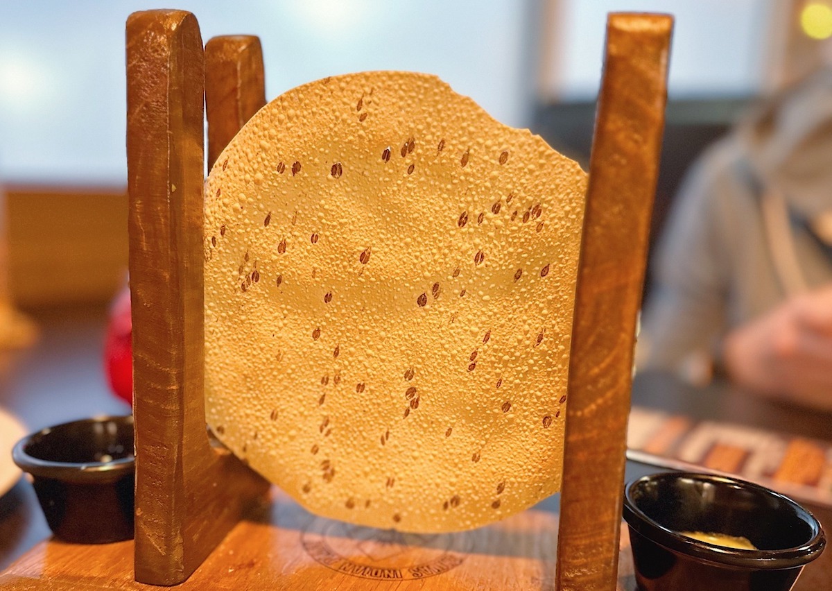 - DiningOut A unique presentation of papadum at Shiva's Bar & Grill. | Photo by Shiva's Bar & Grill