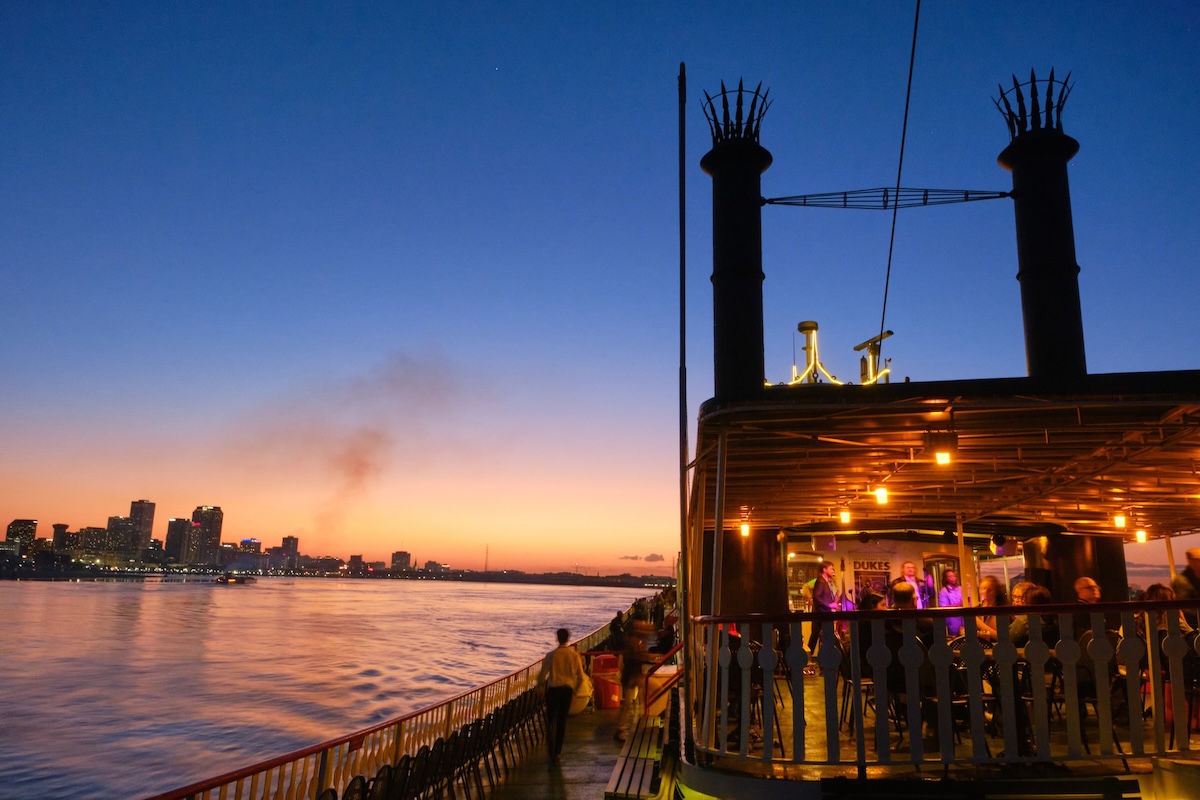 Take a music and food fueled cruise down the river. | Photo by Steamboat Natchez