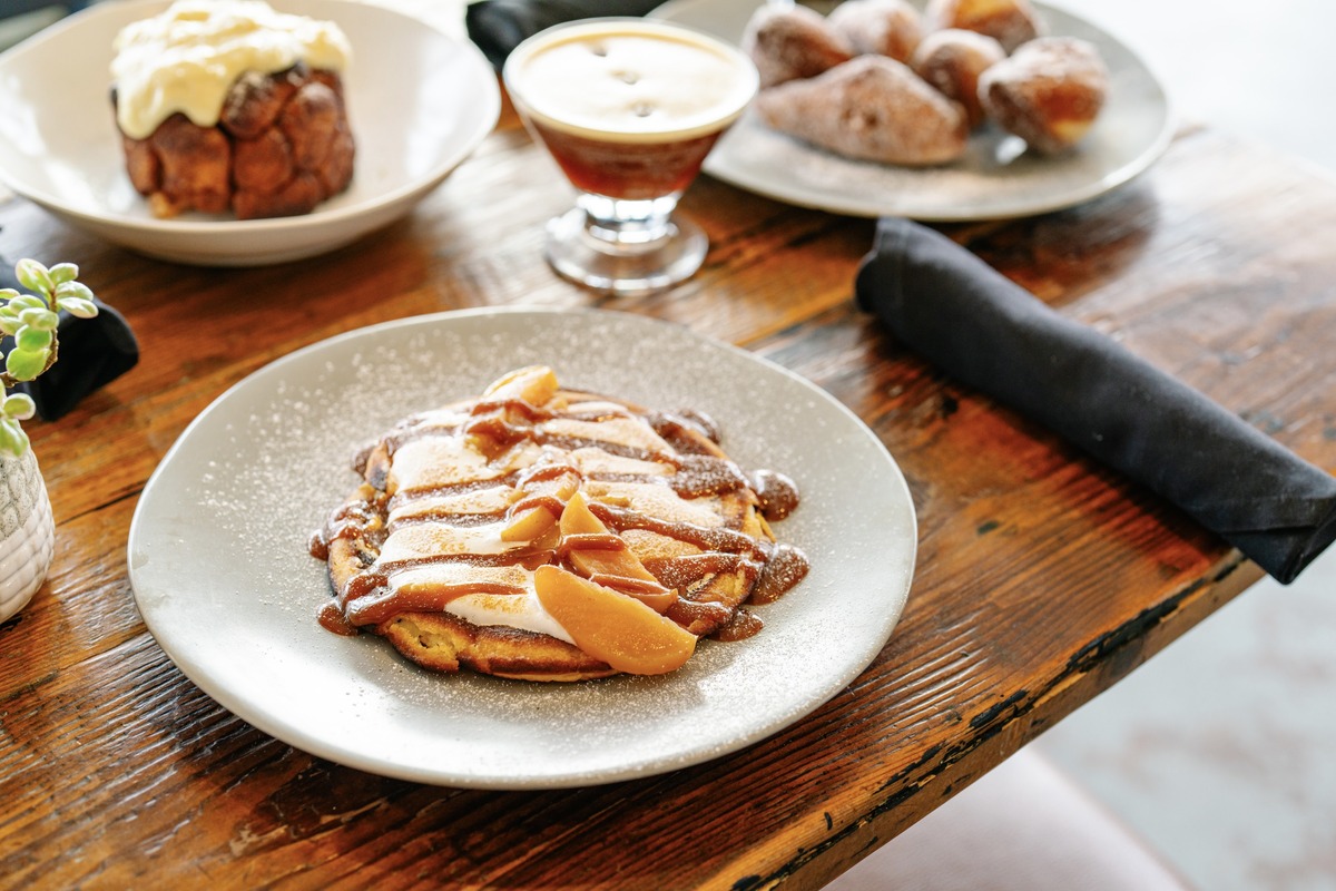 Breakfast burgers and other dishes feature grass-fed beef. | Photo by Sullivan Scrap Kitchen
