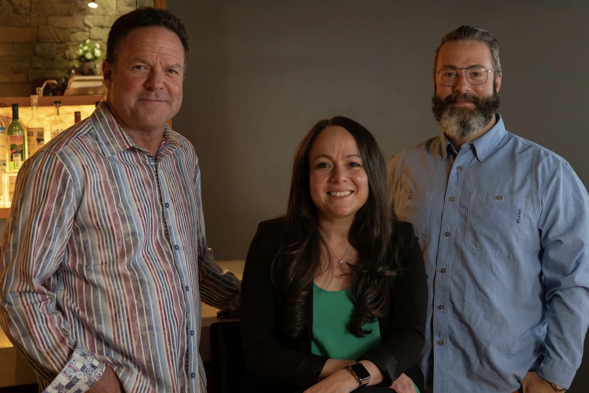 Jaschke_DiningOut_110424 - DiningOut Current owner Matt Morgan (left), Sanabria, and Anders | Photo by Sweet Basil