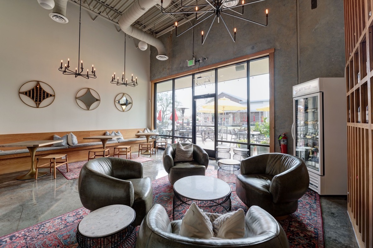 Swivel chairs at Katy - DiningOut Sonoma's Katy location boasts ample space to lounge and drink wine. | Photo by Sonoma