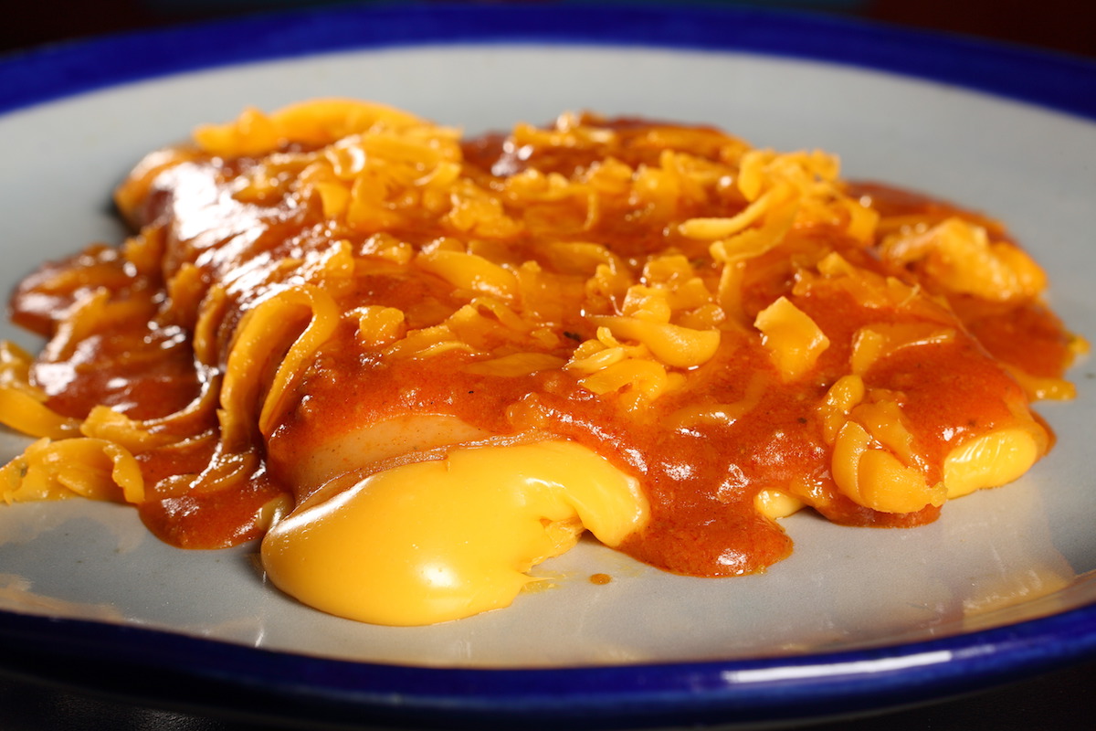 Cheese enchiladas at Sylvia's Enchilada Kitchen. | Photo by Syvila's Enchilada Kitchen