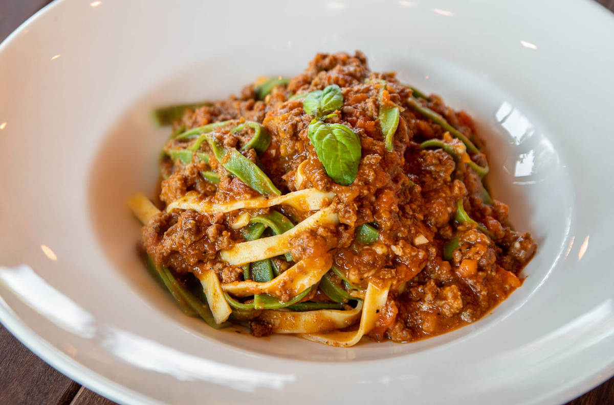 The tagliatelle bolognese on Zanti's new three-course lunch menu. | Photo by Zanti Cucina Italiana