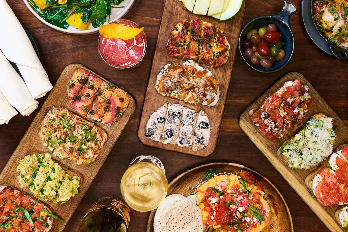 A spread of tapas and the various bruschetta boards at Postino. | Photo by Postino
