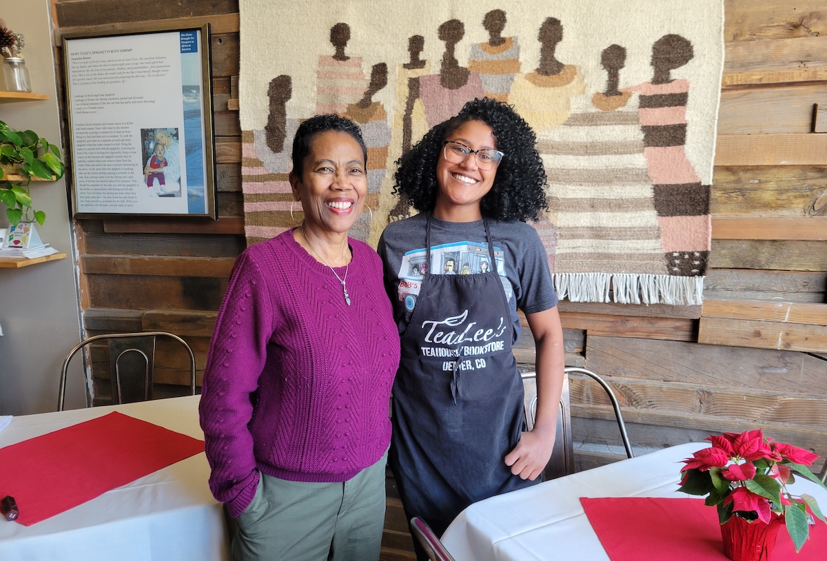 Owner Rise Jones (left) and chef Riyan McNeal (right) at TeaLee's. | Photo by Linnea Covington