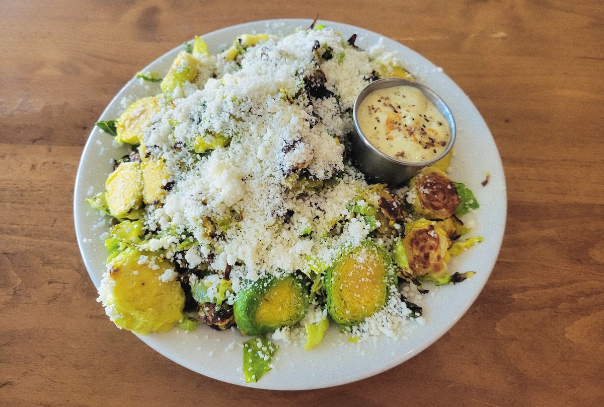 The Roasted Brussels with Cotija from Tessa Delicatessen. | Photo by Linnea Covington