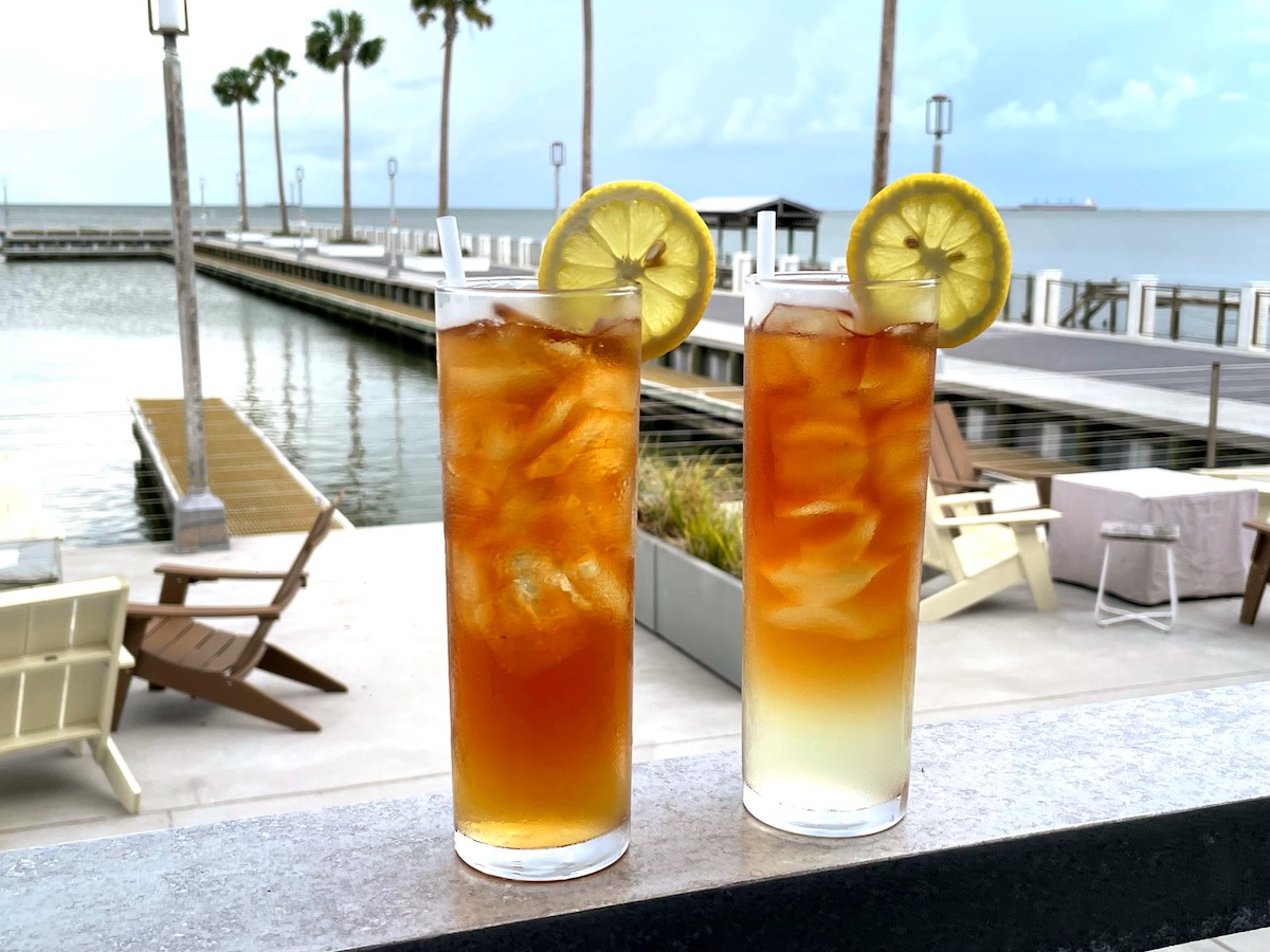 The Texas Lemonade, available at Pier 6 in San Leon and Fish Company Taco in Galveston. | Photo by Jason Montegut