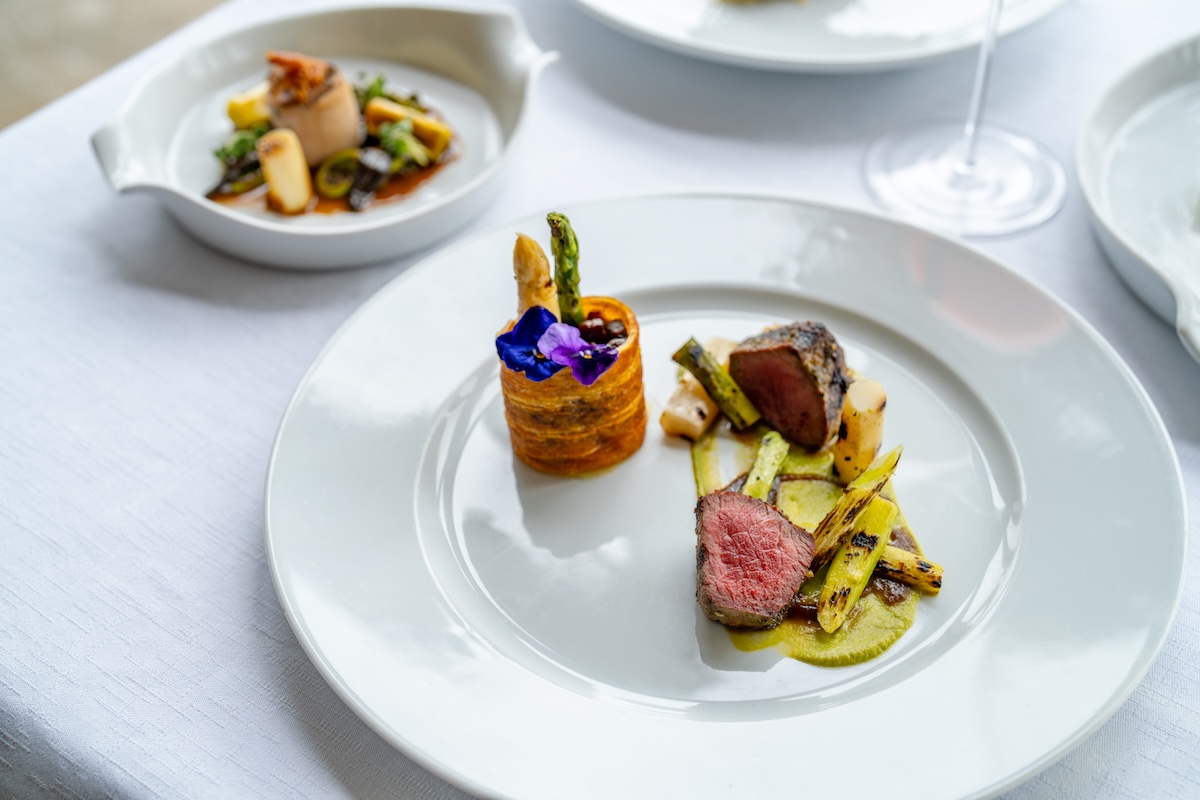 The Texas Venison Loin at Flagstaff House. | Photo by Beyond the Apron Media